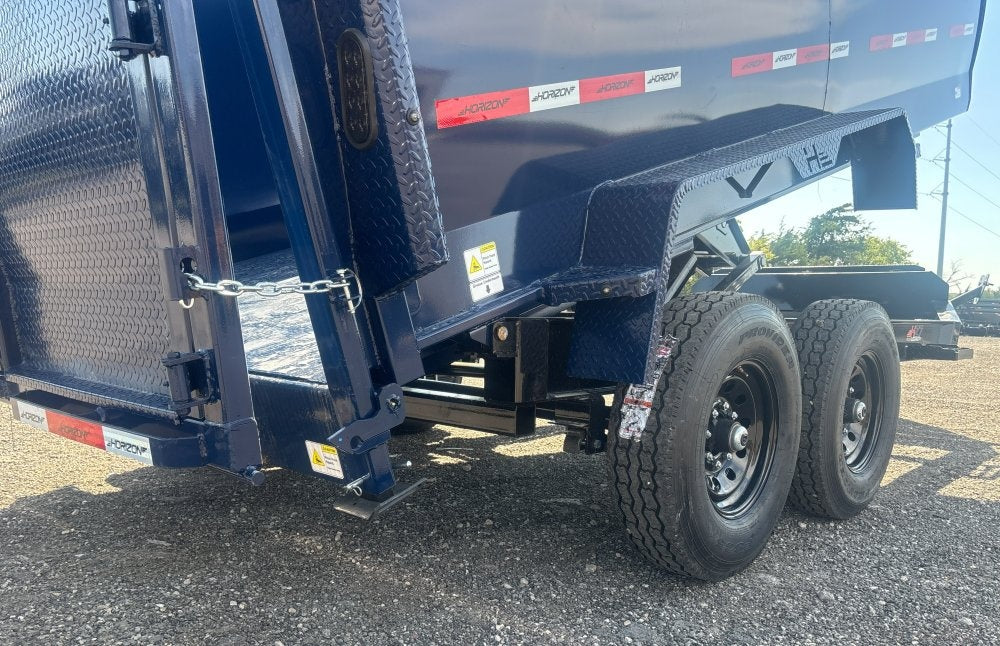 14' HZ7 Dump 48" Sides - 7K Axles - 620 Scissor - DT3 Professional - Stryker Dealership Group