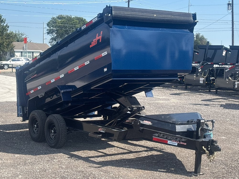 14' HZ7 Dump 48" Sides - 7K Axles - 620 Scissor - DT3 Professional - Stryker Dealership Group