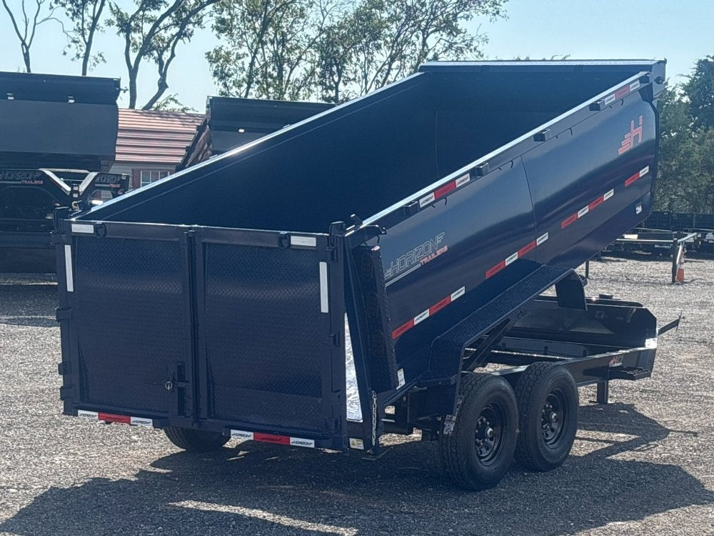 14' HZ7 Dump 48" Sides - 7K Axles - 620 Scissor - DT3 Professional - Stryker Dealership Group