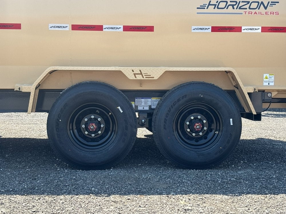 14' HZ7 Dump 48" Sides - 8K Axles - 620 Scissor - 14 ply Tires - 2 Speed Jack - DT3 Professional - Stryker Dealership Group