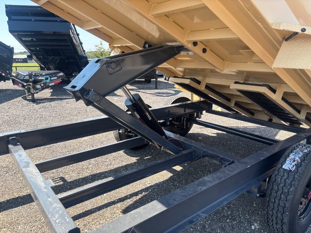 14' HZ7 Dump 48" Sides - 8K Axles - 620 Scissor - 14 ply Tires - 2 Speed Jack - DT3 Professional - Stryker Dealership Group