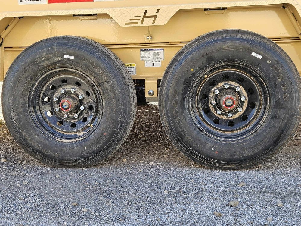 14' HZ7 GN Dump 36" Sides - 8K Axles - 620 Scissor - 14 ply Tires - 2 Speed Jack - Dump Trailers - Stryker Dealership Group