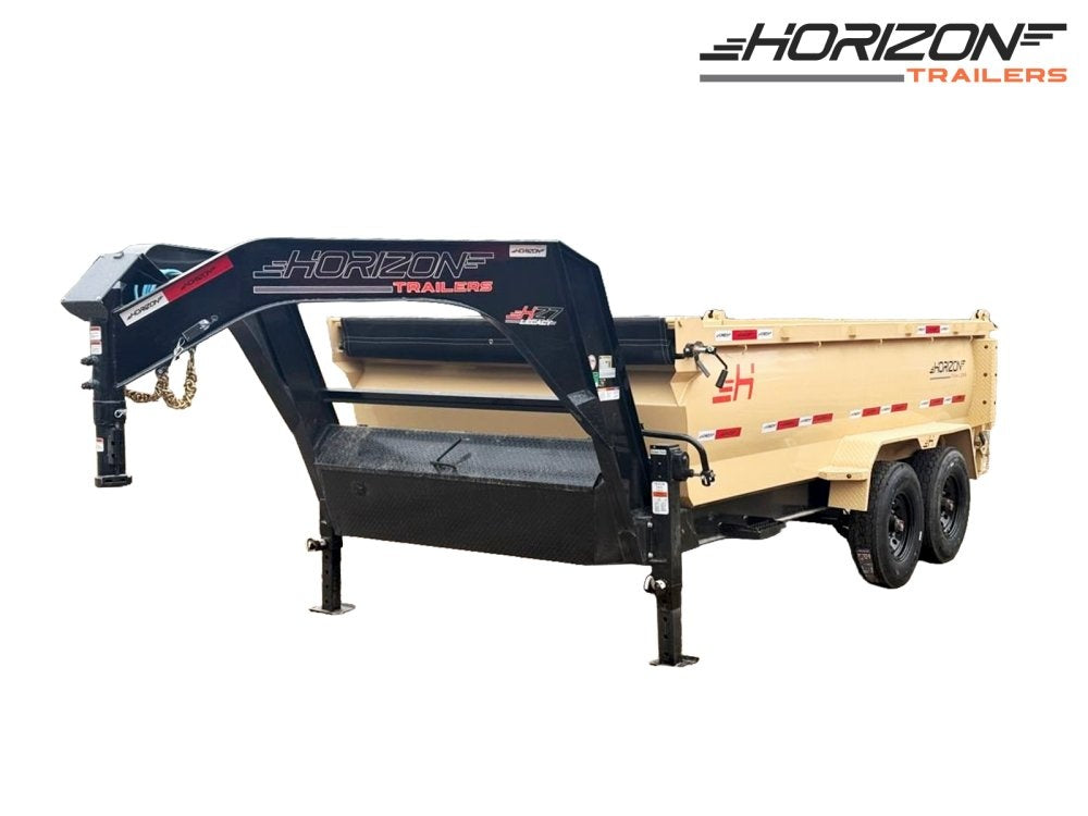 14' HZ7 GN Dump 36" Sides - 8K Axles - 620 Scissor - 14 ply Tires - 2 Speed Jack - DT3 Professional/Dump Trailers - Stryker Dealership Group