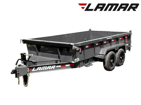 14' Low-Pro Dump Trailer - 7K Axles 10 Ply Tires - 24" Sides - DT3 Professional/Dump Trailers - Stryker Dealership Group