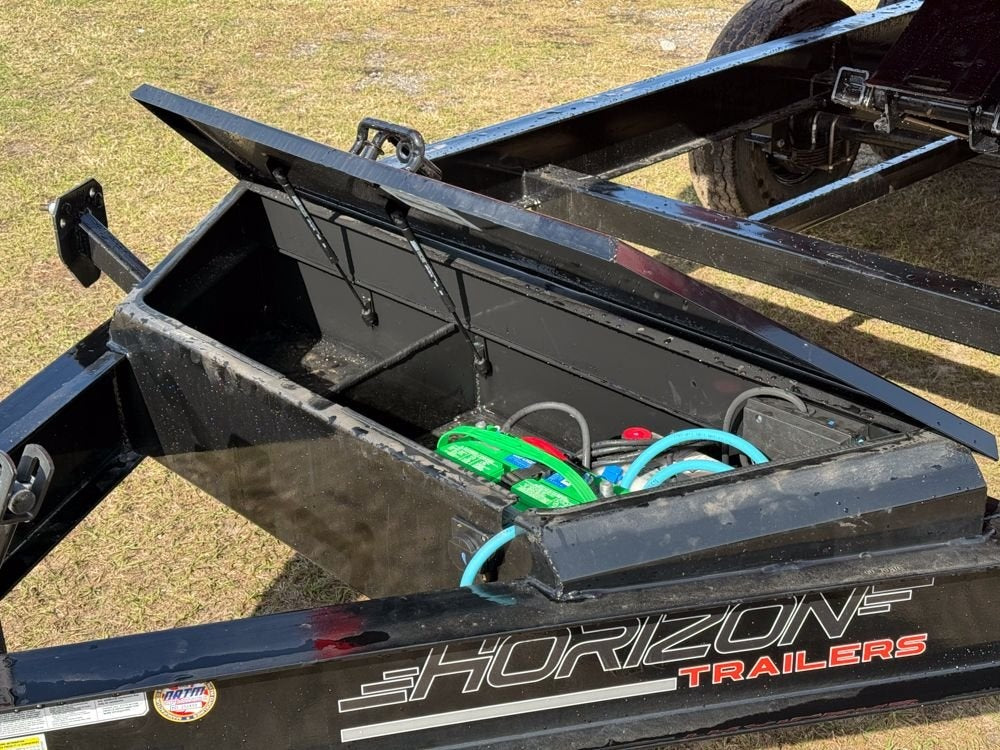 14' LZ7 Dump Trailer 30" Walls - Scissor Lift - 14K GWVR - 14ply Tires - 3 Way Door - Ramps - Dump Trailers - Stryker Dealership Group