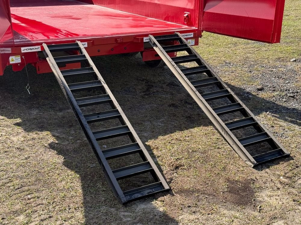 14' LZ7 Dump Trailer 30" Walls - Scissor Lift - 14K GWVR - 14ply Tires - 3 Way Door - Ramps - Dump Trailers - Stryker Dealership Group