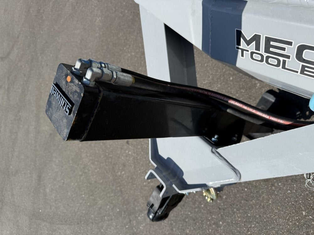 14' LZ7 Dump Trailer 42" Walls - Telescopic Lift - 14K GWVR - Hydraulic Jacks - 3 Way Door - Ramps - Bumper Pull Dump - Dump Trailers - Stryker Dealership Group