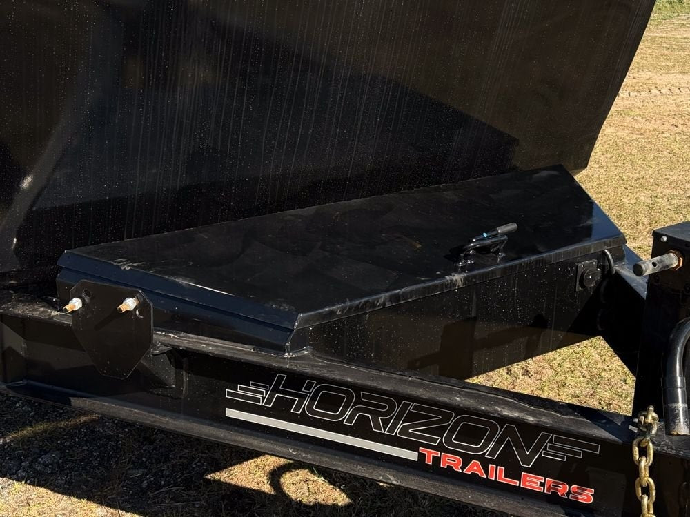 14' LZ7 Dump Trailer 48" Walls - Scissor Lift - 14K GWVR - 14ply Tires - 3 Way Door - Ramps - Dump Trailers - Stryker Dealership Group