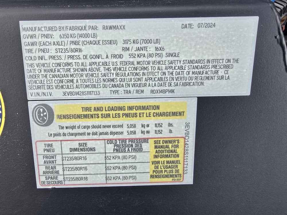 14' RDX BP Roll Off Base (2) 7k Axles - Roll Off Base Trailer/RO 14' Bumper Pull - Stryker Dealership Group