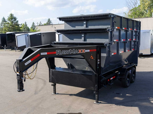 14' RDX GN Roll Off Base Trailer (2) 7k Axles - Roll Off Base Trailer/14' Gooseneck - Stryker Dealership Group