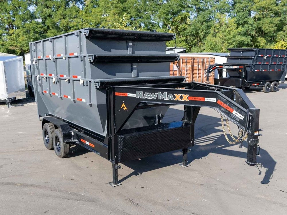 14' RDX GN Roll Off Base Trailer (2) 7k Axles - Roll Off Base Trailer/14' Gooseneck - Stryker Dealership Group