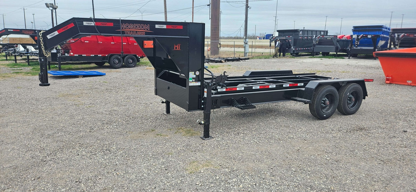 14' RDZ GN Roll Off Base 2 - 7k Axles WR0971 - Roll Off Base Trailer - Stryker Dealership Group