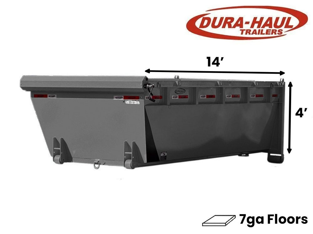 14' Roll Off Bin - 4' Side Wall - 7 Gauge Floor - Roll Off Bin/RO 14x4 Bin - Stryker Dealership Group