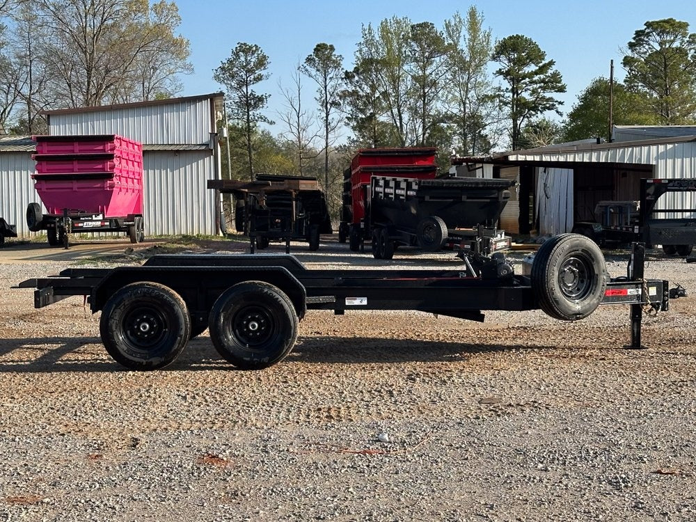 14' RRO Roll Off Base Trailer (2) 7K Axles, Winch - 14' Bumper Pull/Roll Off Base Trailer - Stryker Dealership Group