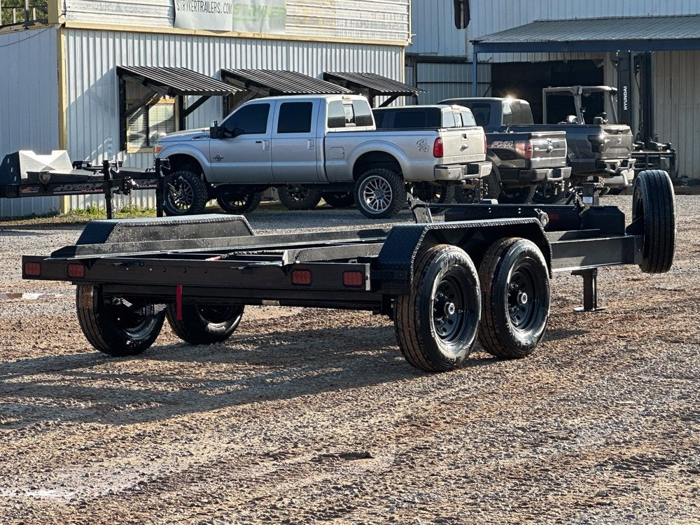14' RRO Roll Off Base Trailer (2) 7K Axles, Winch - 14' Bumper Pull/Roll Off Base Trailer - Stryker Dealership Group