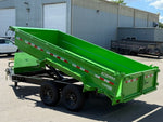 14' SDT Dump Trailer 24" Side Walls - 521 Scissor Lift - 3 Way Gate - Bumper Pull Dump - Dump Trailers - Stryker Dealership Group