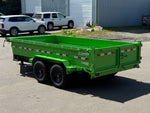 14' SDT Dump Trailer 24" Side Walls - 521 Scissor Lift - 3 Way Gate - Bumper Pull Dump - Dump Trailers - Stryker Dealership Group