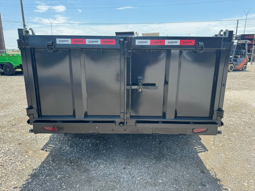14' SDT Dump Trailer 36" Side Walls - 521 Scissor Lift - 3 Way Gate - Dump Trailers - Stryker Dealership Group