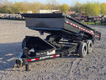 14' Stryker SDT Bumper Pull Dump Trailer 24" Side Walls - (2) 7k Axles - Dump Trailers/DT2 Contractor - Stryker Dealership Group