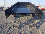 14' Stryker SDT Bumper Pull Dump Trailer 24" Side Walls - (2) 7k Axles - Dump Trailers/DT2 Contractor - Stryker Dealership Group