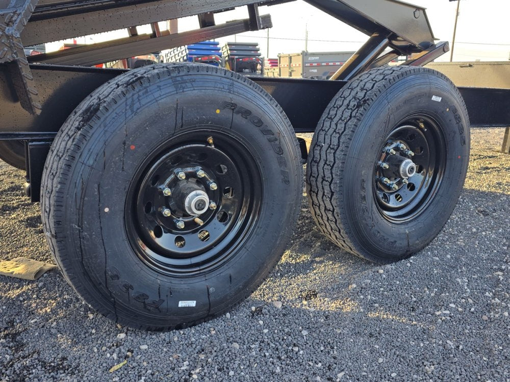 14' Stryker SDT Bumper Pull Dump Trailer 24" Side Walls - (2) 7k Axles - Dump Trailers/DT2 Contractor - Stryker Dealership Group