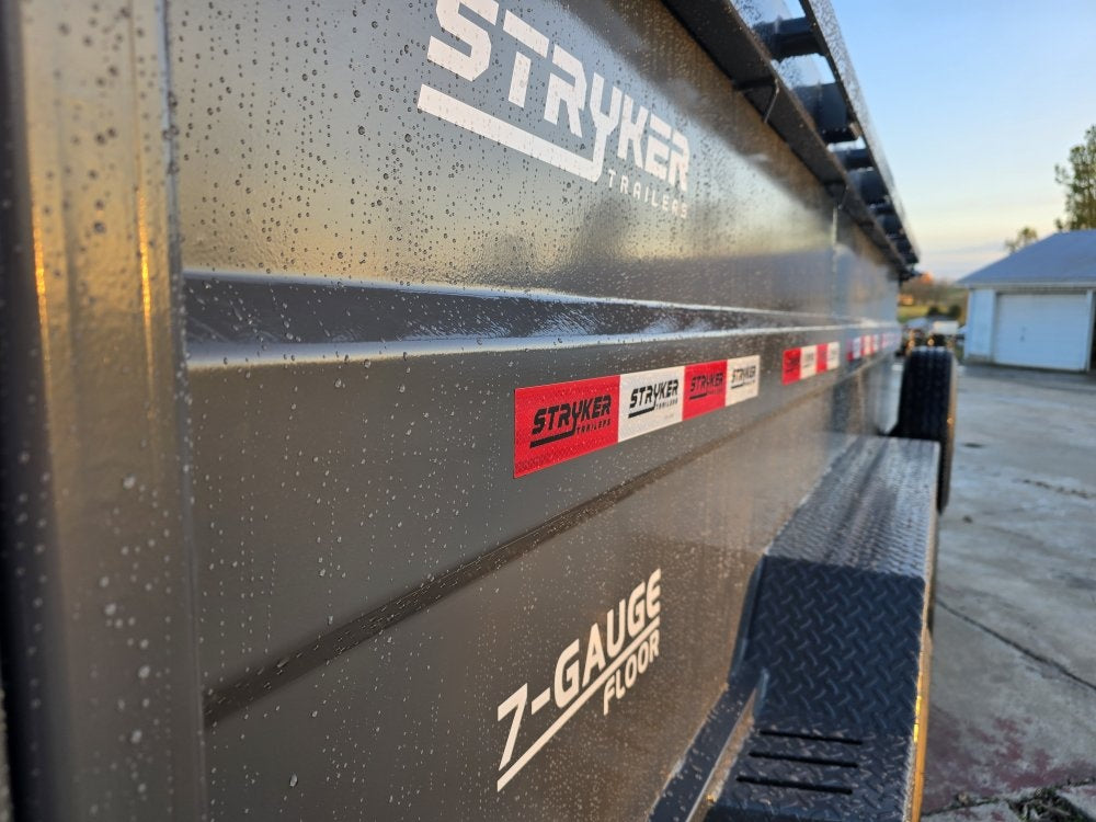14' Stryker SDT Bumper Pull Dump Trailer 36" Side Walls - (2) 7k Axles - Bumper Pull Dump/Dump Trailers - Stryker Dealership Group