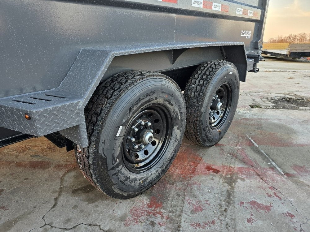 14' Stryker SDT Bumper Pull Dump Trailer 36" Side Walls - (2) 7k Axles - Bumper Pull Dump - Dump Trailers - Stryker Dealership Group
