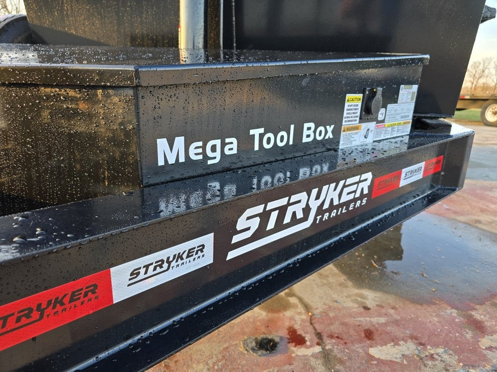 14' Stryker SDT Bumper Pull Dump Trailer 48" Side Walls - (2) 7k Axles - Dump Trailers/DT2 Contractor - Stryker Dealership Group