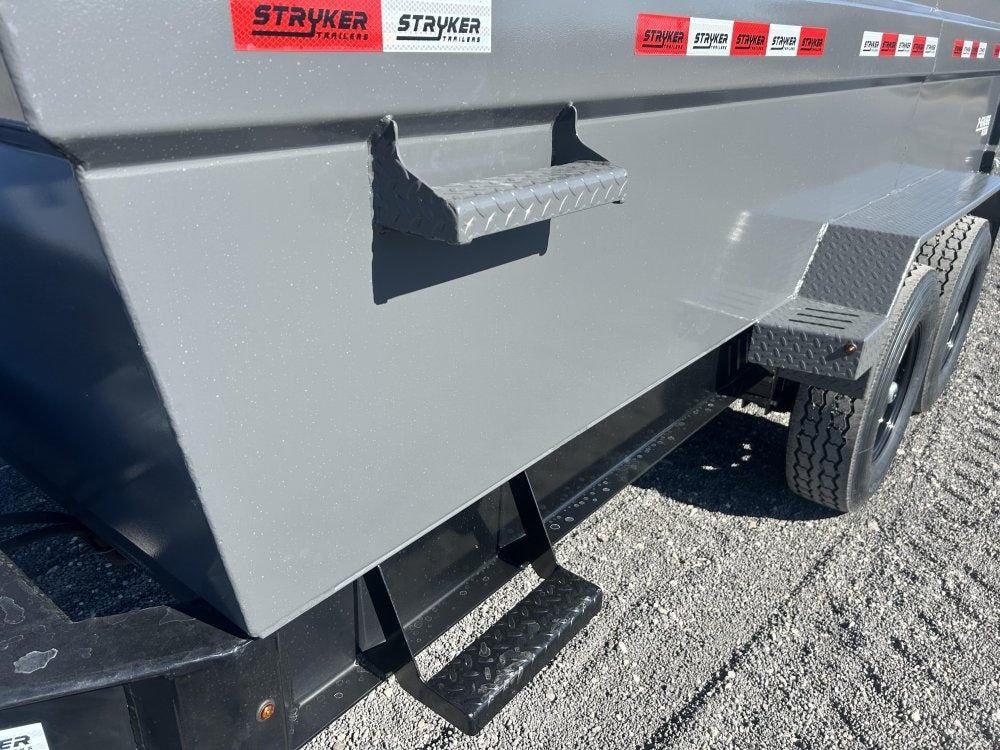14' Stryker SDT Bumper Pull Dump Trailer 48" Side Walls - (2) 7k Axles - Bumper Pull Dump - Dump Trailers - Stryker Dealership Group