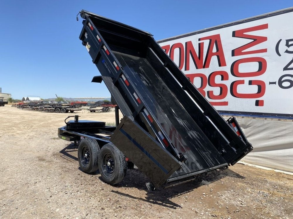 14' Tandem Axle Dump Trailer - Bumper Pull Dump - Dump Trailers - Stryker Dealership Group