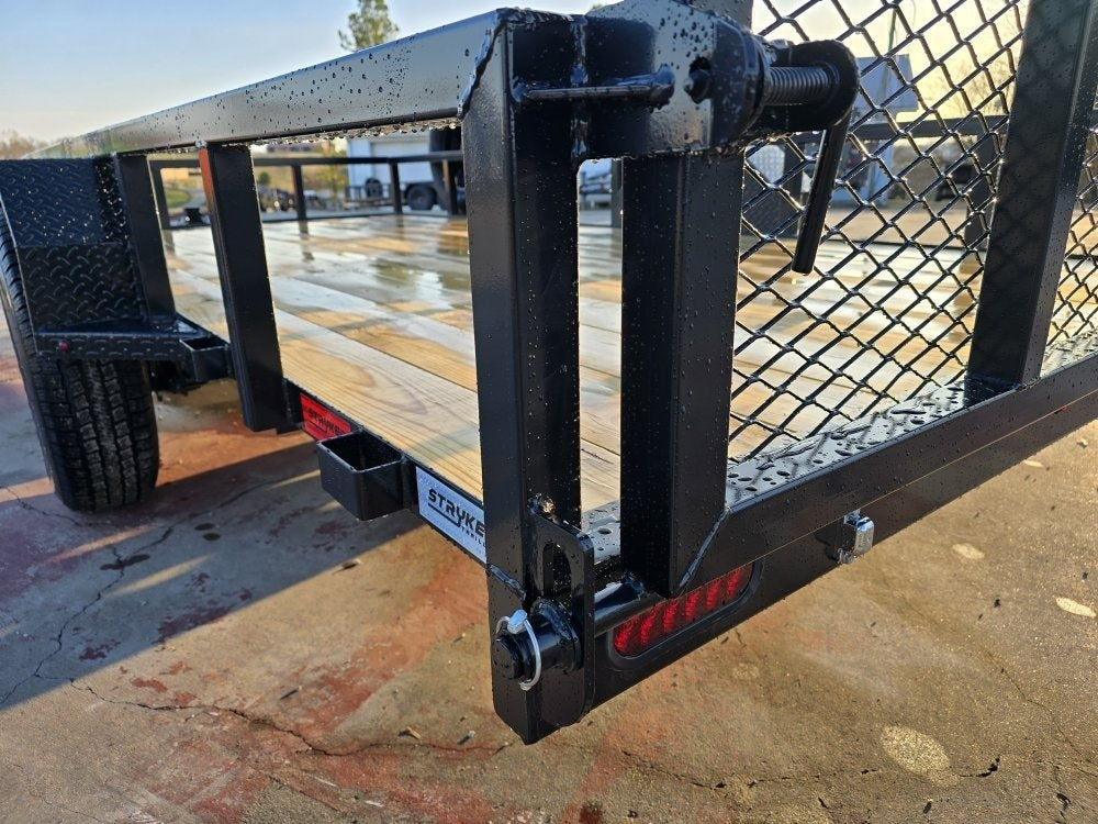 14' Utility Trailer (1) 3.5K Axle, 77" Wide 4' Gate - Utility & SXS - Stryker Dealership Group