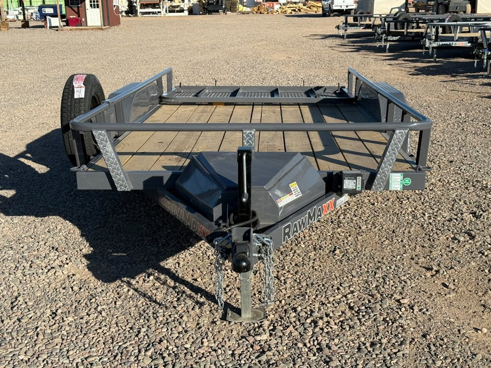 14' UTX Bumper Pull Utility (2) 3.5k Axles, 4' Mesh Flip Ramp - Utility & SXS - Stryker Dealership Group