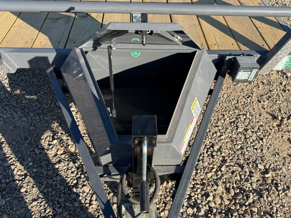 14' UTX Bumper Pull Utility (2) 3.5k Axles, 4' Mesh Flip Ramp - Utility & SXS - Stryker Dealership Group