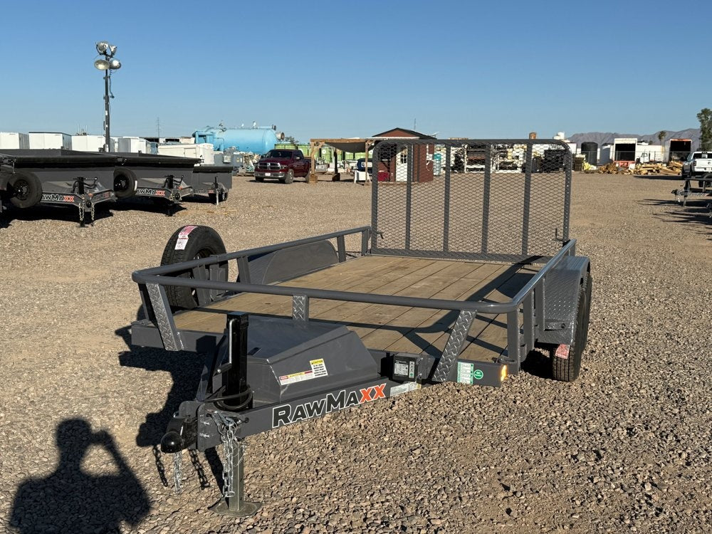 14' UTX Bumper Pull Utility (2) 3.5k Axles, 4' Mesh Flip Ramp - Utility & SXS - Stryker Dealership Group