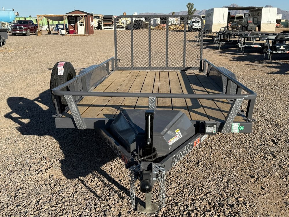 14' UTX Bumper Pull Utility (2) 3.5k Axles, 4' Mesh Flip Ramp - Utility & SXS - Stryker Dealership Group