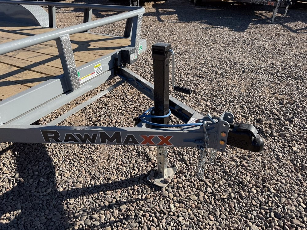 14' UTX Bumper Pull Utility (2) 3.5k Axles, 4' Mesh Flip Ramp - Utility & SXS - Stryker Dealership Group