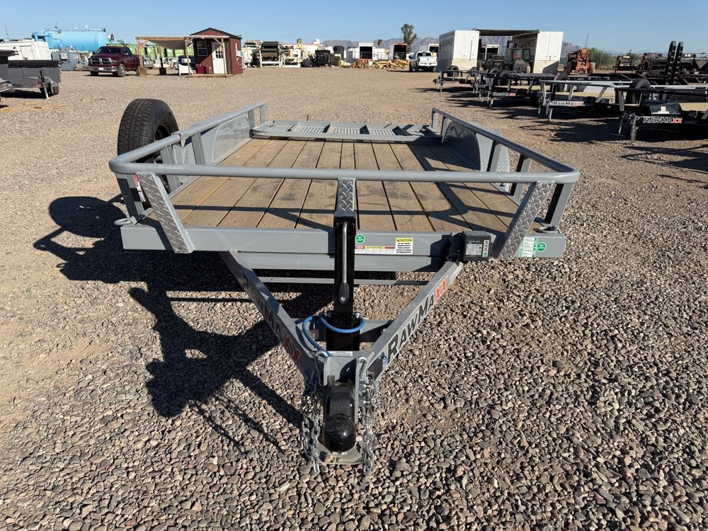 14' UTX Bumper Pull Utility (2) 3.5k Axles, 4' Mesh Flip Ramp - Utility & SXS - Stryker Dealership Group