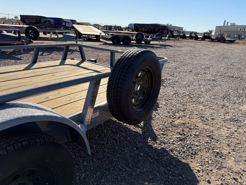 14' UTX Bumper Pull Utility (2) 3.5k Axles, 4' Mesh Flip Ramp - Utility & SXS - Stryker Dealership Group