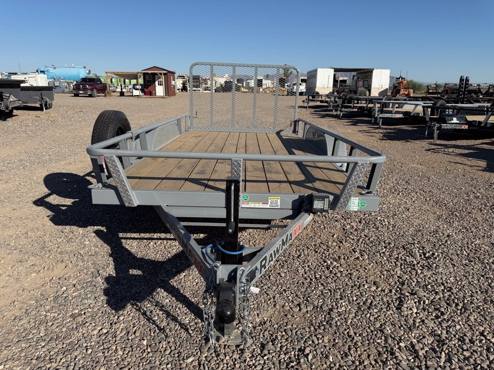 14' UTX Bumper Pull Utility (2) 3.5k Axles, 4' Mesh Flip Ramp - Utility & SXS - Stryker Dealership Group