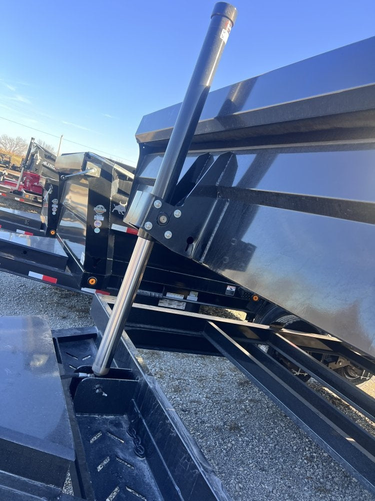 14' x 83" Iron Bull DTB Bumper Pull Dump Trailer 24" Side Walls - (2) 7,000 lb Axles, Telescopic - Bumper Pull Dump - Dump Trailers - Stryker Dealership Group