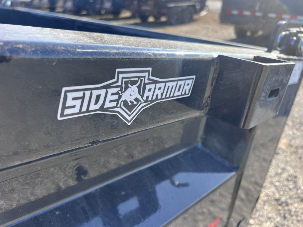 14' x 83" Iron Bull DTB Bumper Pull Dump Trailer 24" Side Walls - (2) 7,000 lb Axles, Telescopic - Bumper Pull Dump - Dump Trailers - Stryker Dealership Group