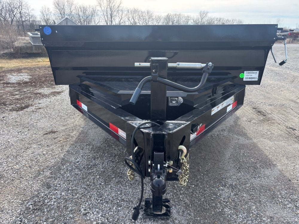 14' x 83" Iron Bull DWB Bumper Pull Dump Trailer 24" Side Walls - (2) 7,000 lb Axles - Bumper Pull Dump - Dump Trailers - Stryker Dealership Group