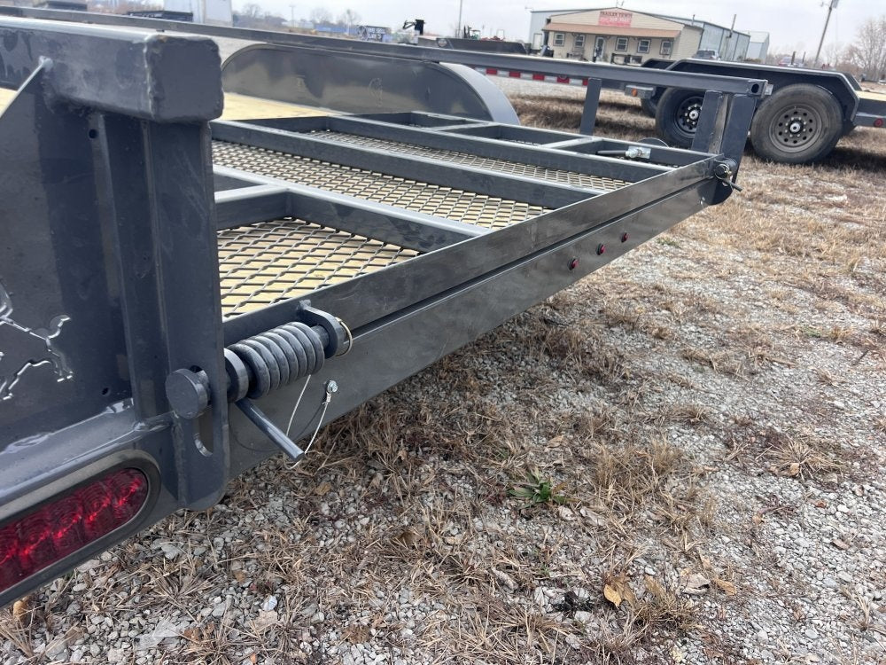14' x 83" Iron Bull UTB Bumper Pull Utility Trailer - (2) 3,500 lb Axles - Utility & SXS - Stryker Dealership Group