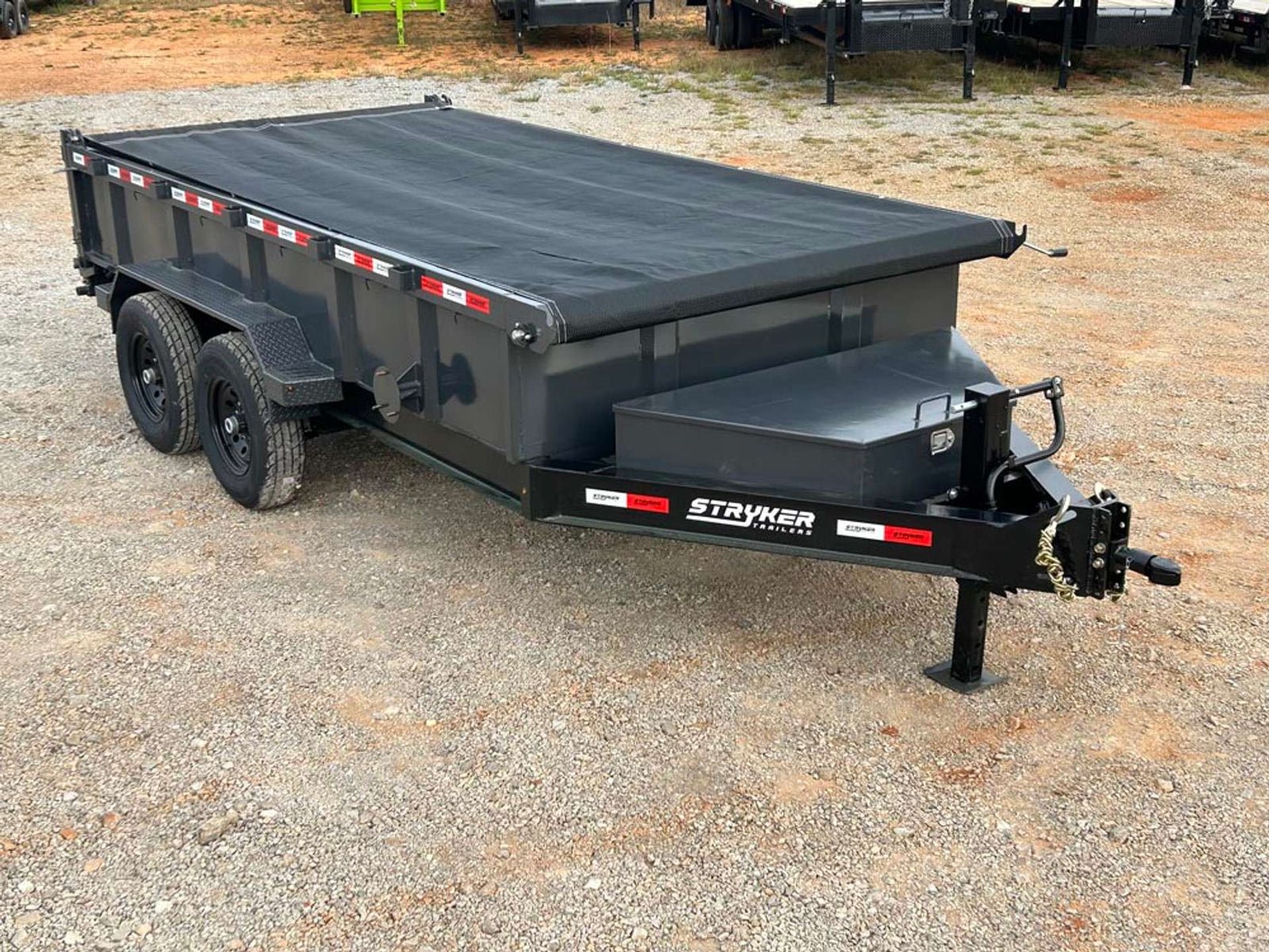 14'x83" BP Dump Trailer 2ft Sides, (2) 7k Axles 1055 - Stryker Dealership Group