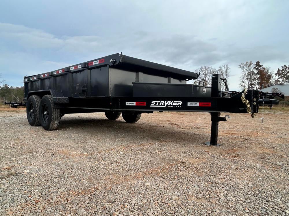 14'x83" BP Dump Trailer 2ft Sides, (2) 7k Axles 1055 - Stryker Dealership Group