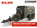 1500 Gallon Water Tank Trailer with Pump and Hose 08-438 - Stryker Dealership Group