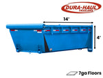 14' Roll Off Bin - 4' Side Wall - 7 Gauge Floor 847-48