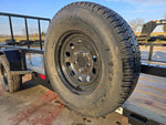 14' Utility Trailer (1) 3.5K Axle, 77" Wide 4' Gate 003765