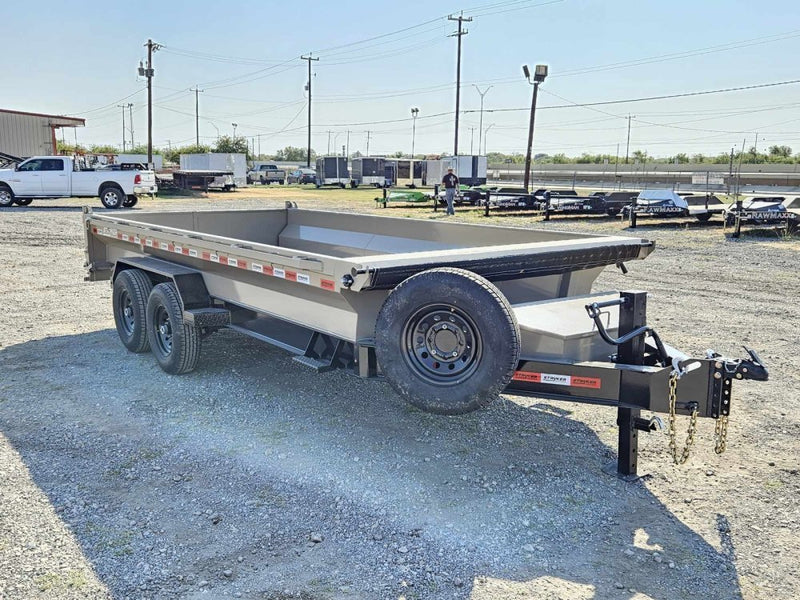 14' Stryker EDT Bumper Pull Dump Trailer 20" Side Walls - (2) 7k Axles 004053