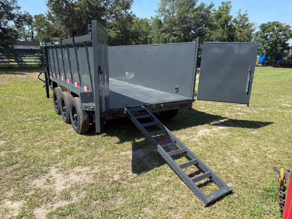 16' DT GN Dump 48" Sides - Triple 7K Axles - Telescopic Lift 148043 - Stryker Dealership Group